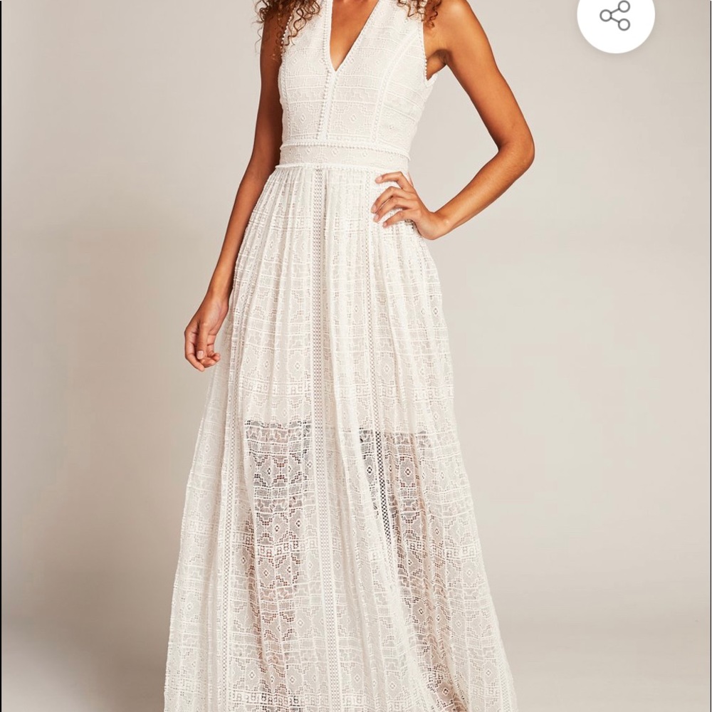 NWT Elie Tahari Raine dress in white lace